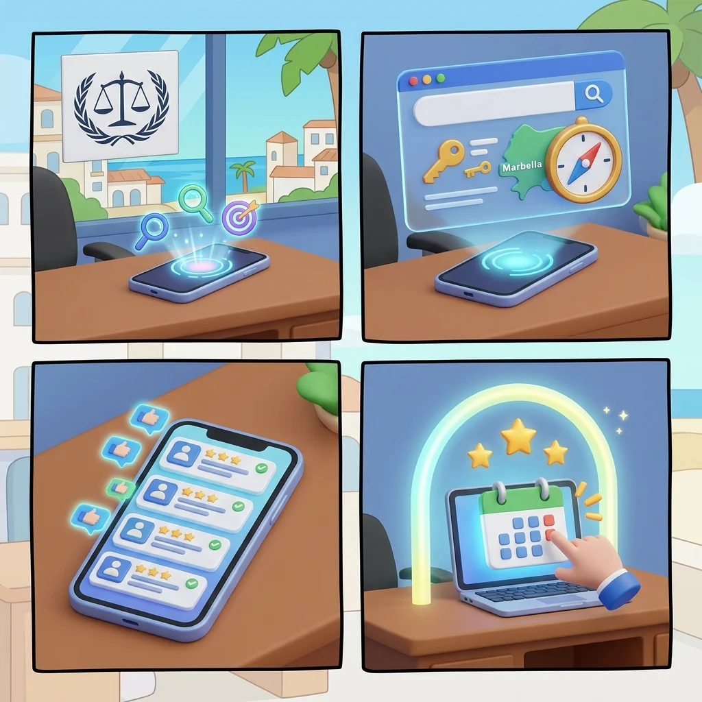 Marketing digital para abogados en Marbella: cómo los despachos jurídicos ganan la confianza del cliente antes de la primera consulta